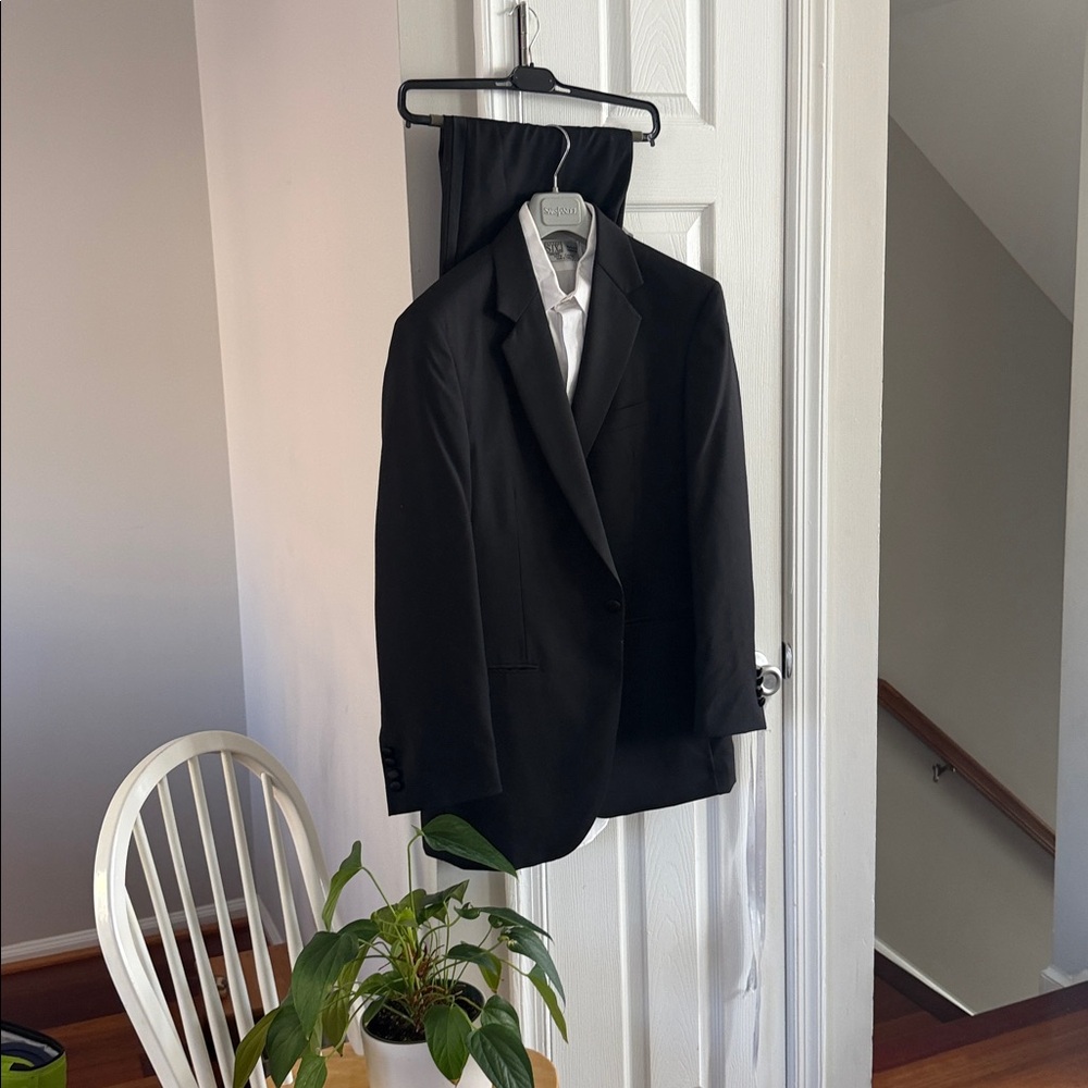 3 pieces- After Six White Cotton Dress Shirt